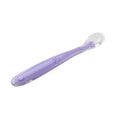 hot sale baby soft silicone spoon candy color temperature sensing spoon 6