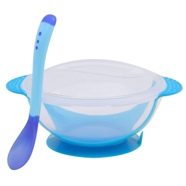 baby bowl set training bowl spoon tableware set dinner bowl learning dishes bowl with spoon 1