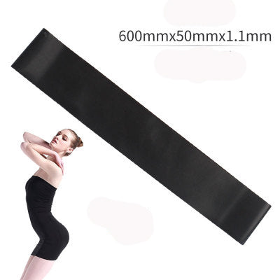 yoga resistance rubber bands indoor outdoor fitness equipment black