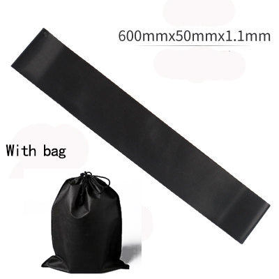 yoga resistance rubber bands indoor outdoor fitness equipment black with bag