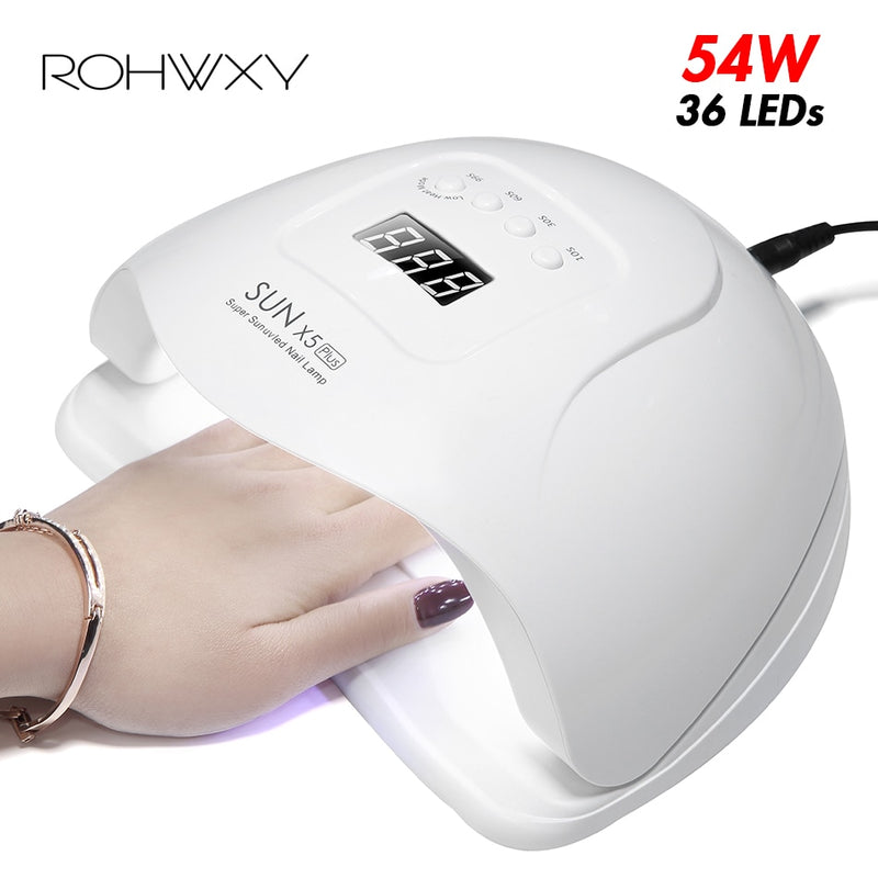 nails dryer 54w/48w/36w ice lamp for manicure gel nail lamp for gel varnish