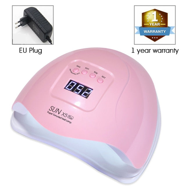 nails dryer 54w/48w/36w ice lamp for manicure gel nail lamp for gel varnish 54w pink (eu plug)