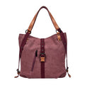 canvas tote bag women handbags female designer large capacity red / 30x35x11cm